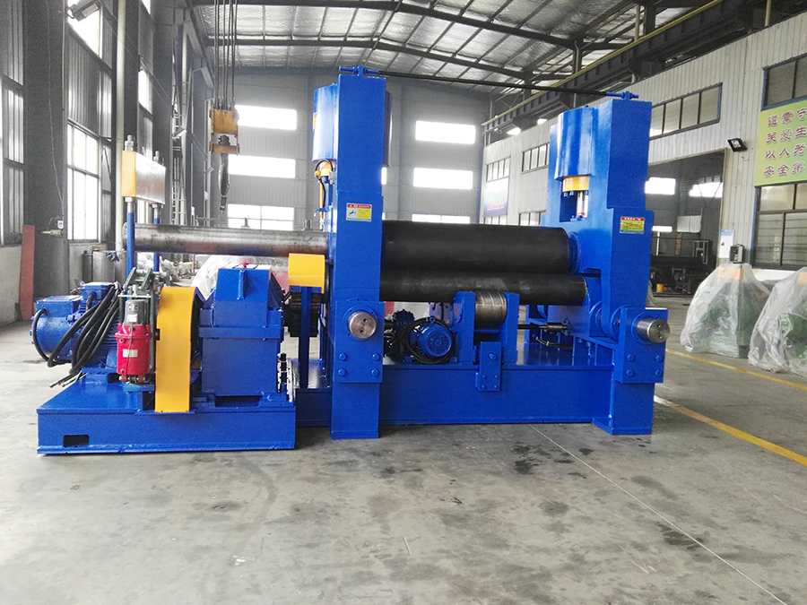 The load-bearing capacity of the three-roller plate bending machine determines the maximum thickness that can be rolled